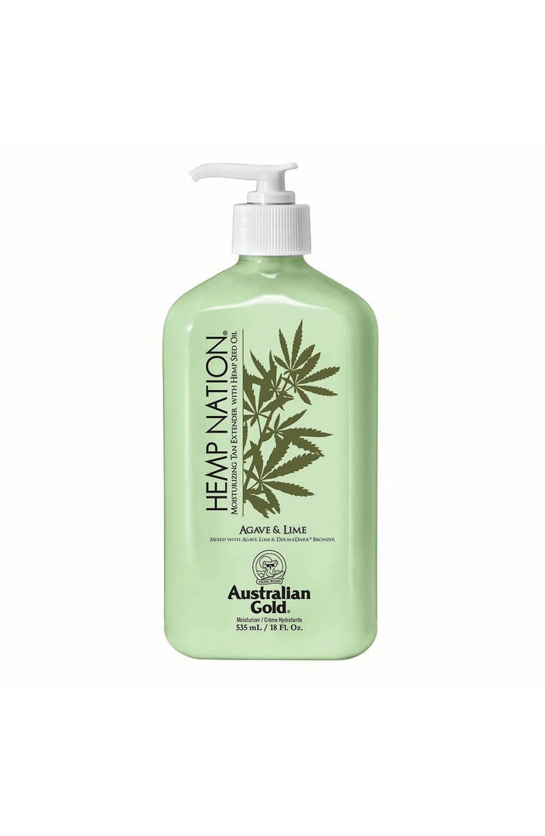 Australian Gold Hemp Nation Agave and Lime Body Lotion 18oz, Main, color, NO COLOR