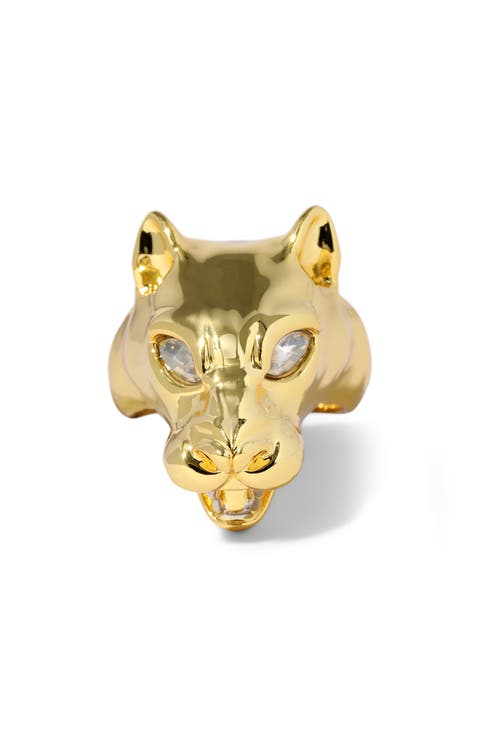 Panther Visage Ring