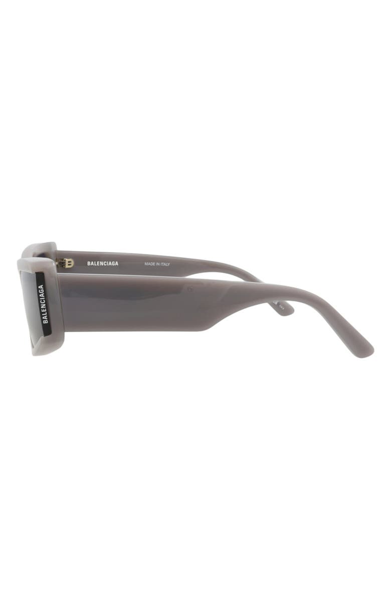 Balenciaga 66mm Rectangular Sunglasses, Alternate, color, 