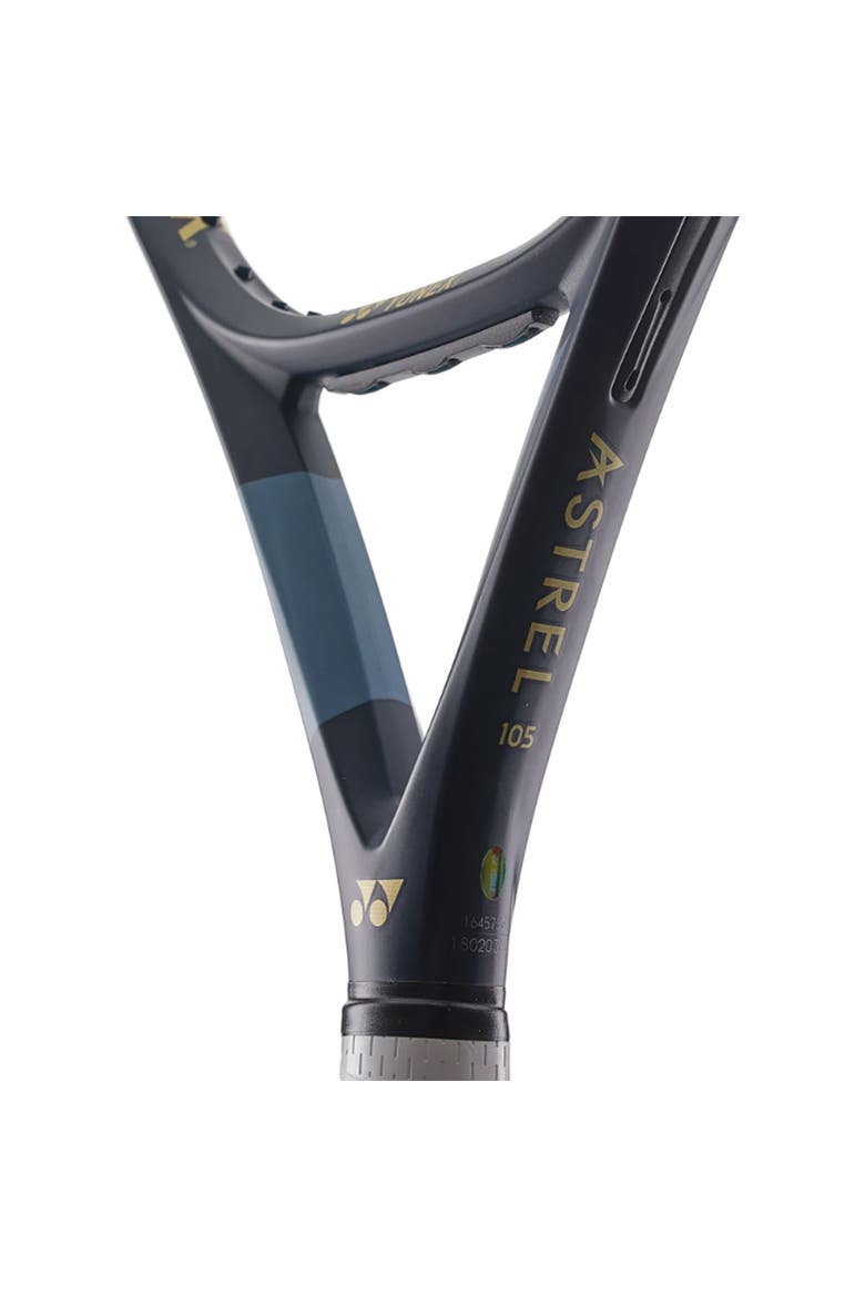 Astrel 105 Grayish Blue Unstrung Tennis Racquet, Alternate, color, Black/White