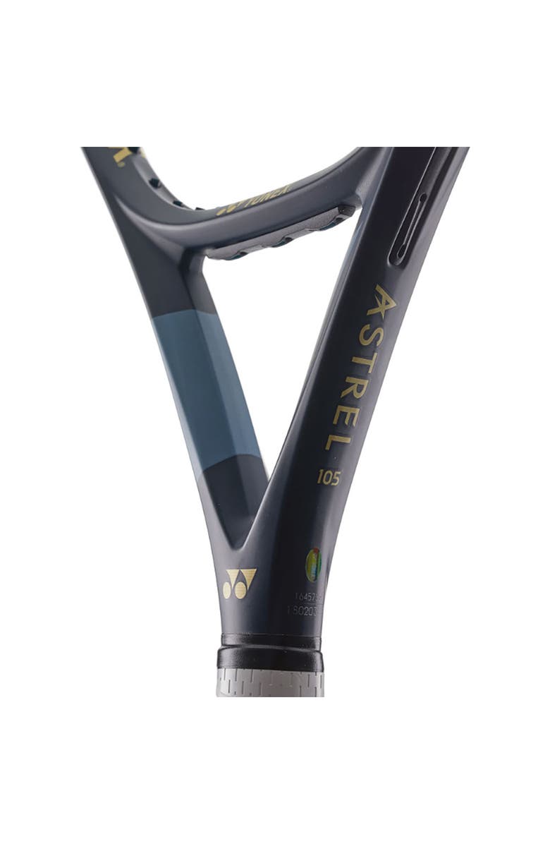 YONEX Astrel 105 Grayish Blue Unstrung Tennis Racquet, Alternate, color, Black/White