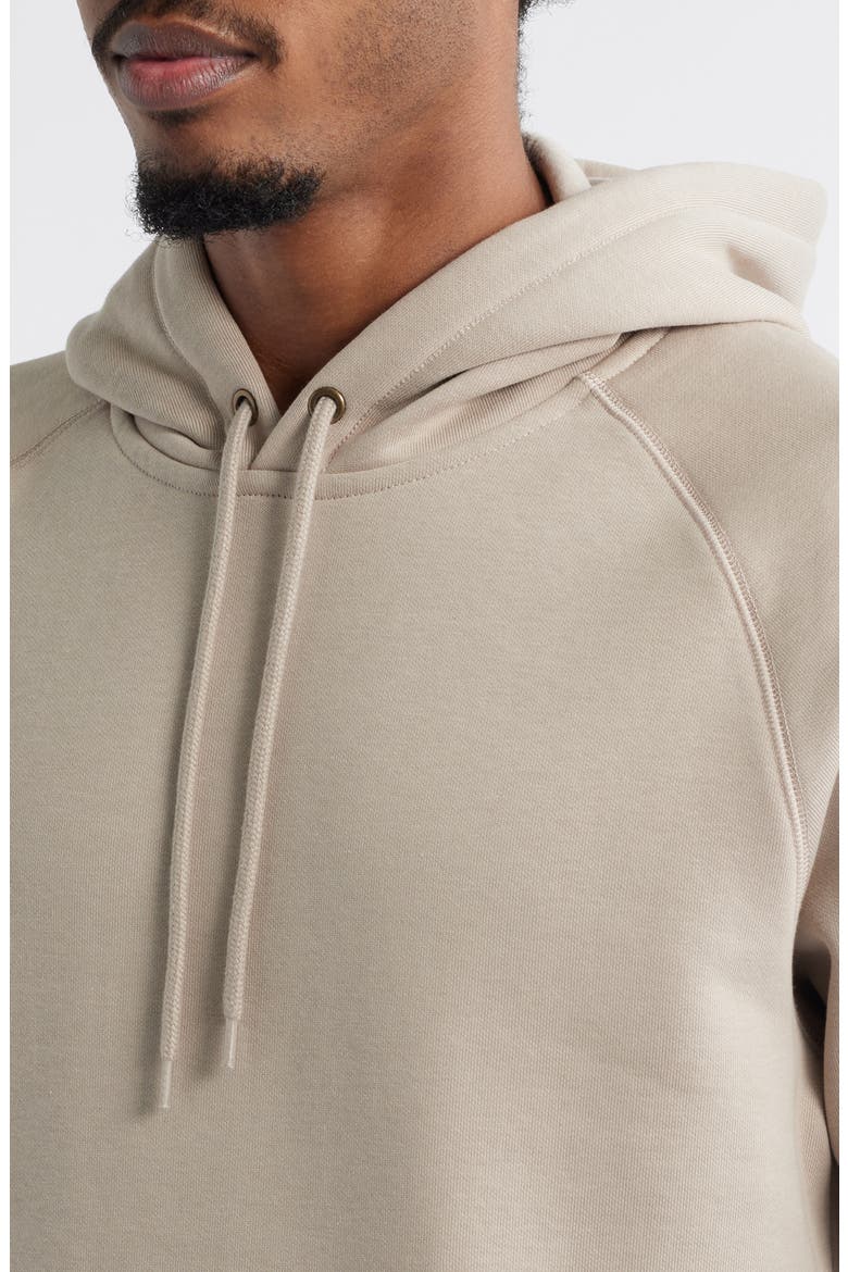 Chase Fleece Hoodie, Alternate, color, DUSKY BEIGE / GOLD