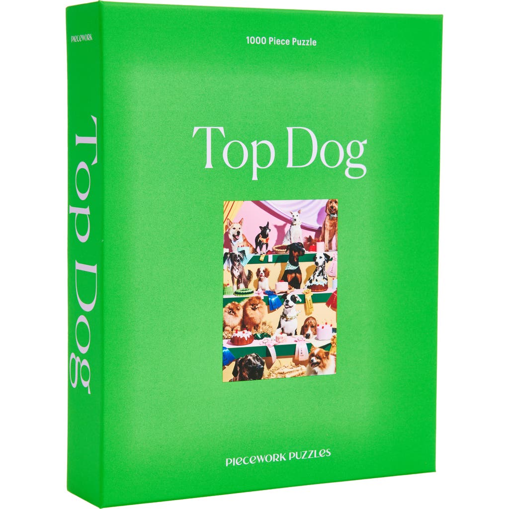 PIECEWORK PUZZLES Top Dog 1000-Piece Jigsaw Puzzle in Green at Nordstrom