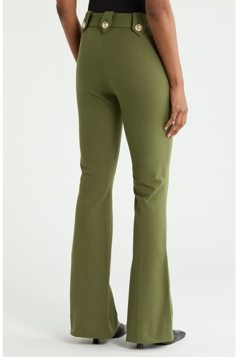 Robertson Flare Trousers, Alternate, color, FATIGUE
