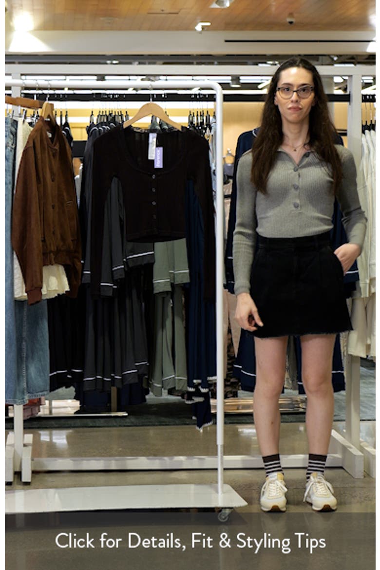 Rib Crop Cardigan video