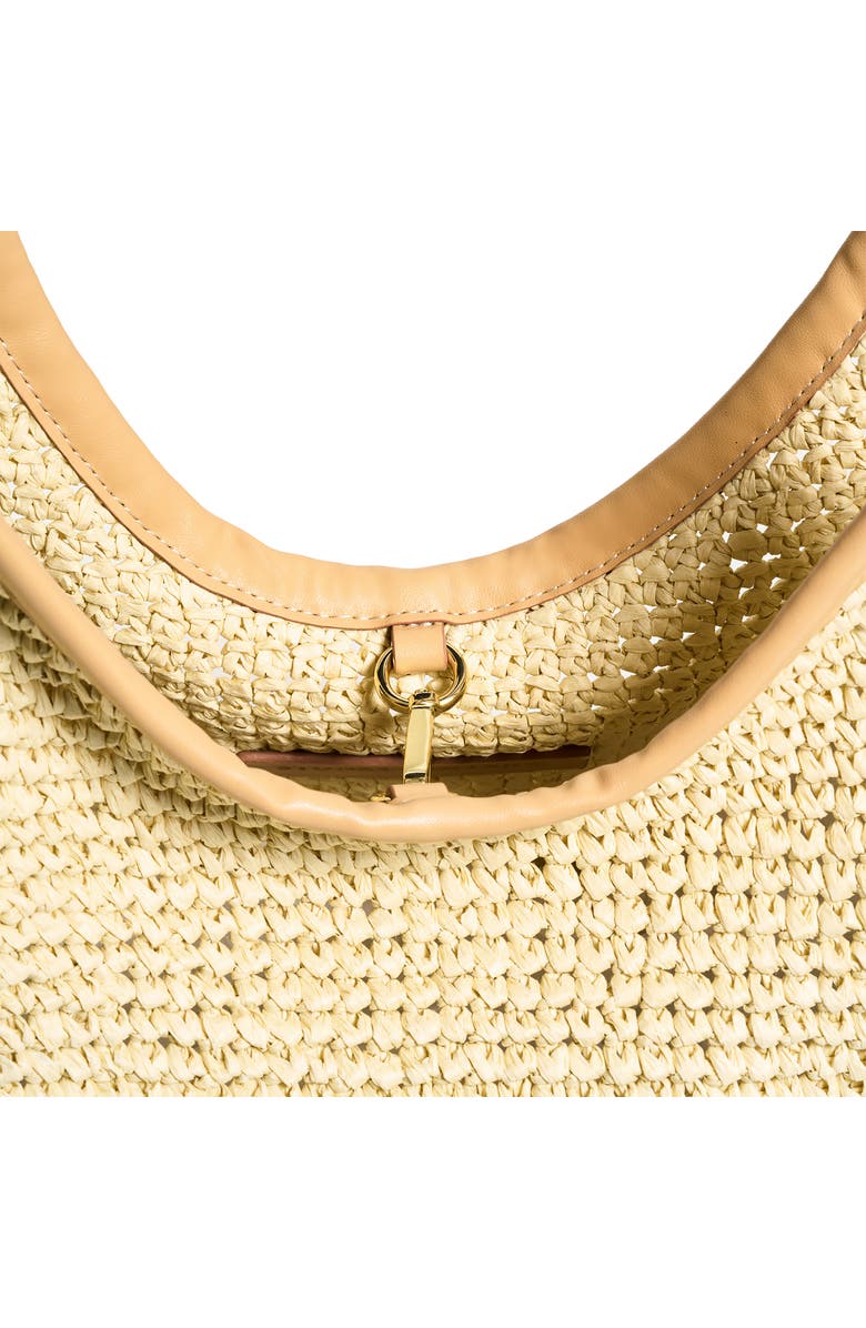 Stoney Clover Lane Scoop Woven Tote, Alternate, color, Natural