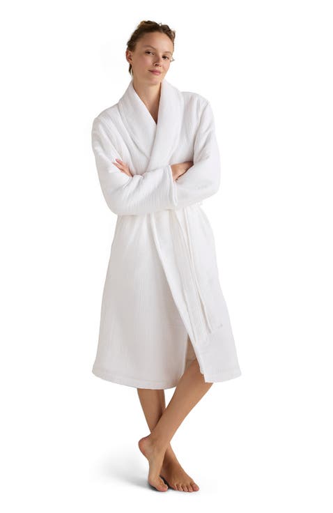 Cotton Gauze Plush Robe