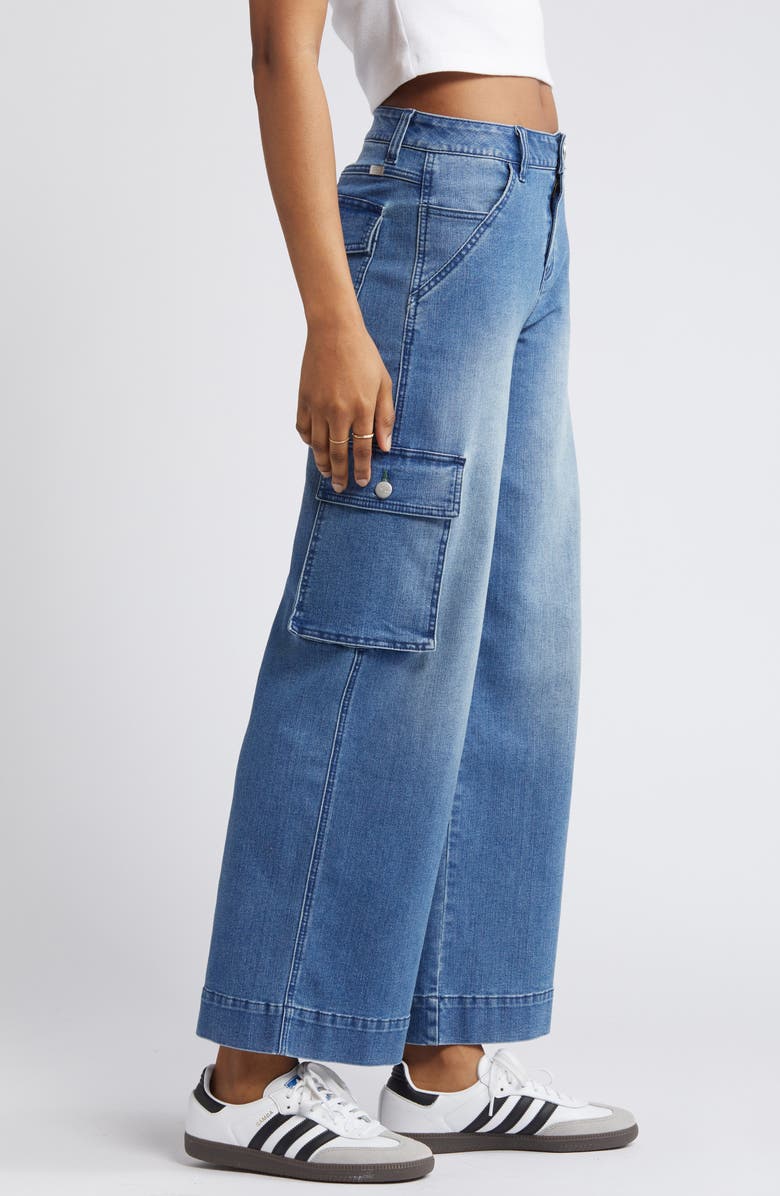 1822 Denim Wide Leg Utility Jeans, Alternate, color, 