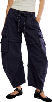 Free People Reef Curved Cargo Twill Pants