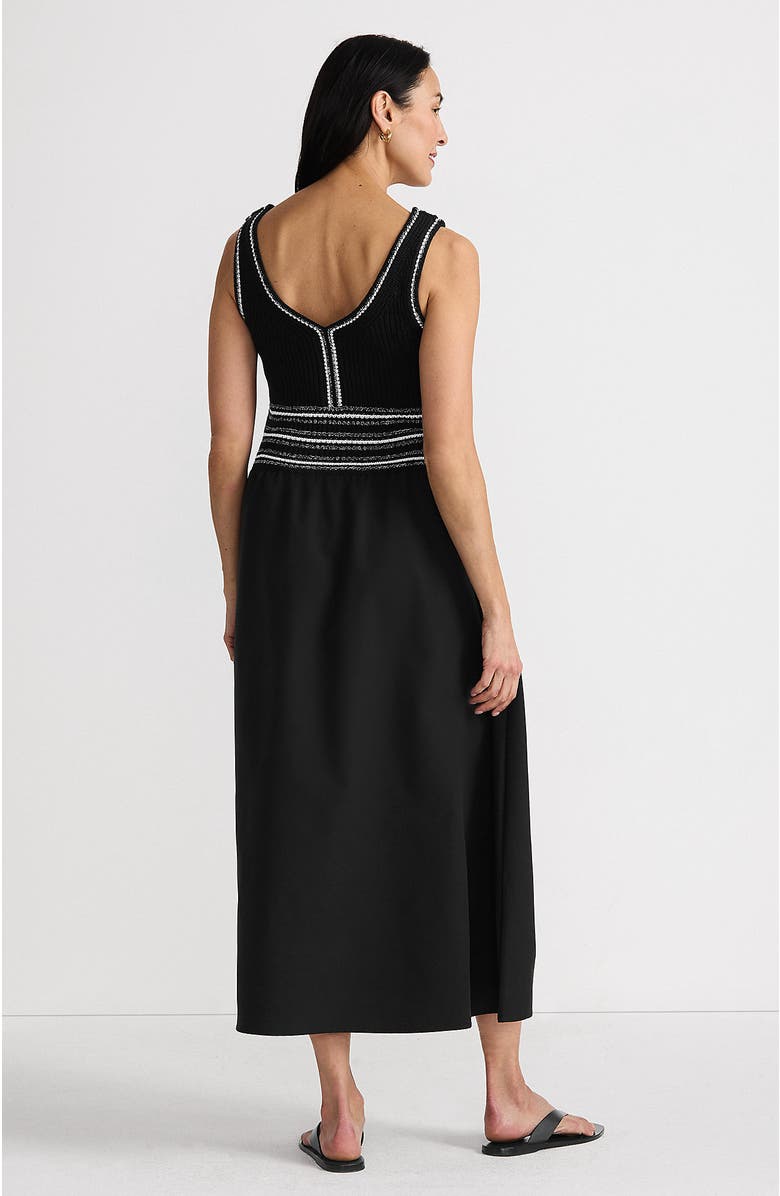 Lands' End Duet Vneck Sweater Dress, Alternate, color, 