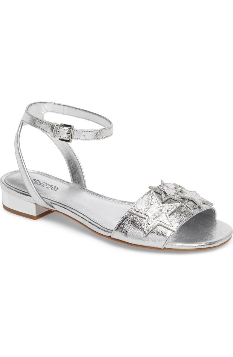 MICHAEL Michael Kors Lexie Star Embellished Sandal, Main, color,