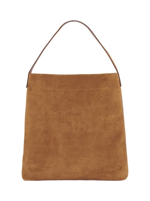 Lady GD Suede Tote Bag