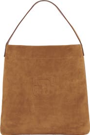GERARD DAREL Lady GD Suede Tote Bag