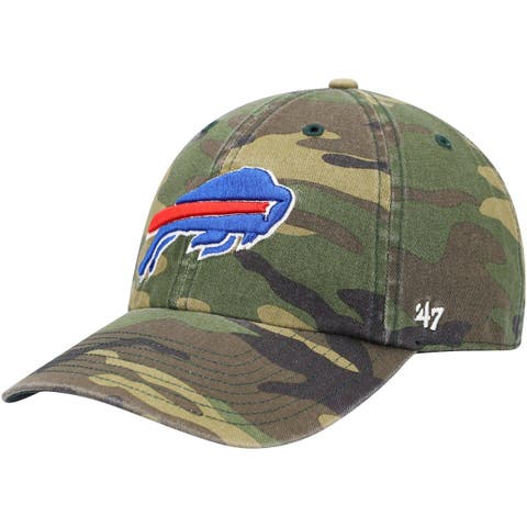Men's '47 Camo Buffalo Bills Woodland Clean Up Adjustable Hat