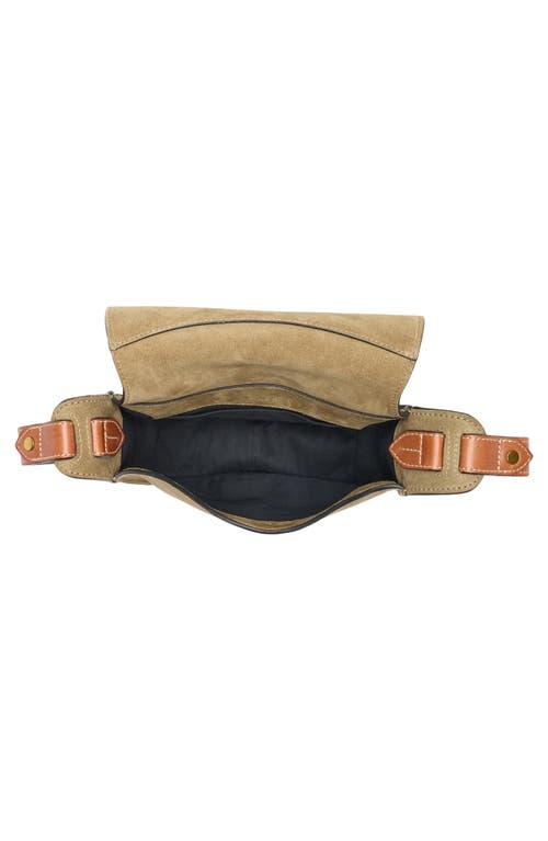 Isabel Marant Botsy Suede Crossbody Bag In Brown