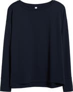 Zella Textured Equilibrium Long Sleeve T-Shirt