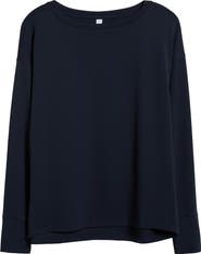 Zella Textured Equilibrium Long Sleeve T-Shirt