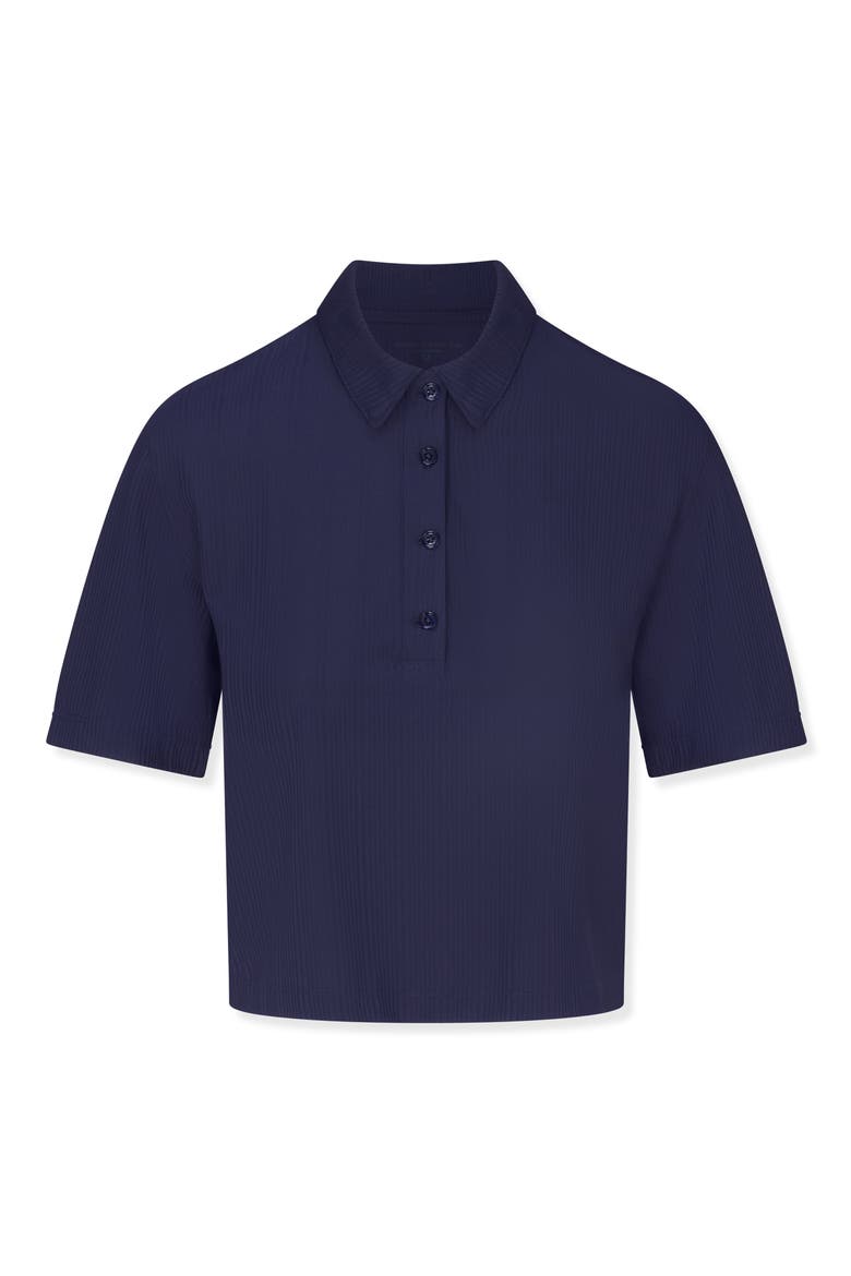 Lindsey Textured Performance Polo, Main, color, LEGACY NAVY BLUE