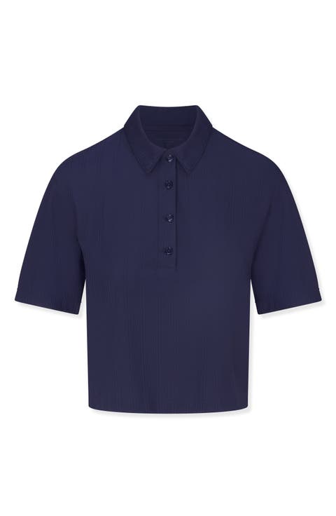 Lindsey Textured Performance Polo
