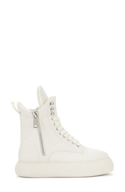 Dkny Aken Sneaker Boot In White