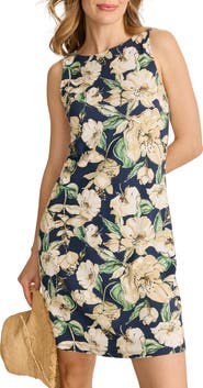 Tommy Bahama Darcy Floral Print Sleeveless Minidress
