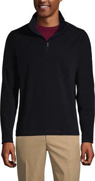 Lands' End School Uniform Young  Lightweight Fleece Quarter Zip Pullover