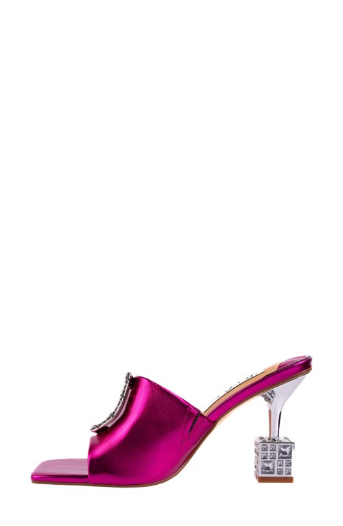 Lady Couture Casino Slide Sandal In Pink