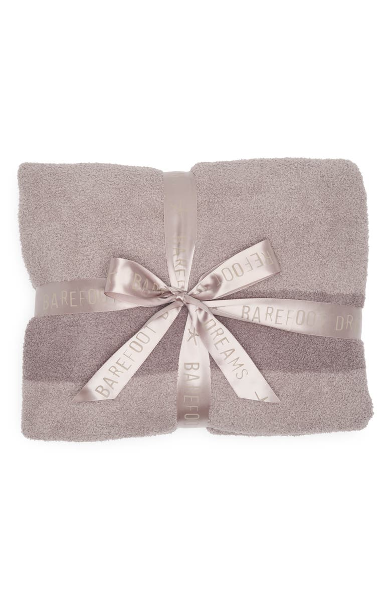 Barefoot Dreams<sup>®</sup> CozyChic<sup>®</sup> Block Stripe Throw Blanket, Alternate, color, Beach Rock