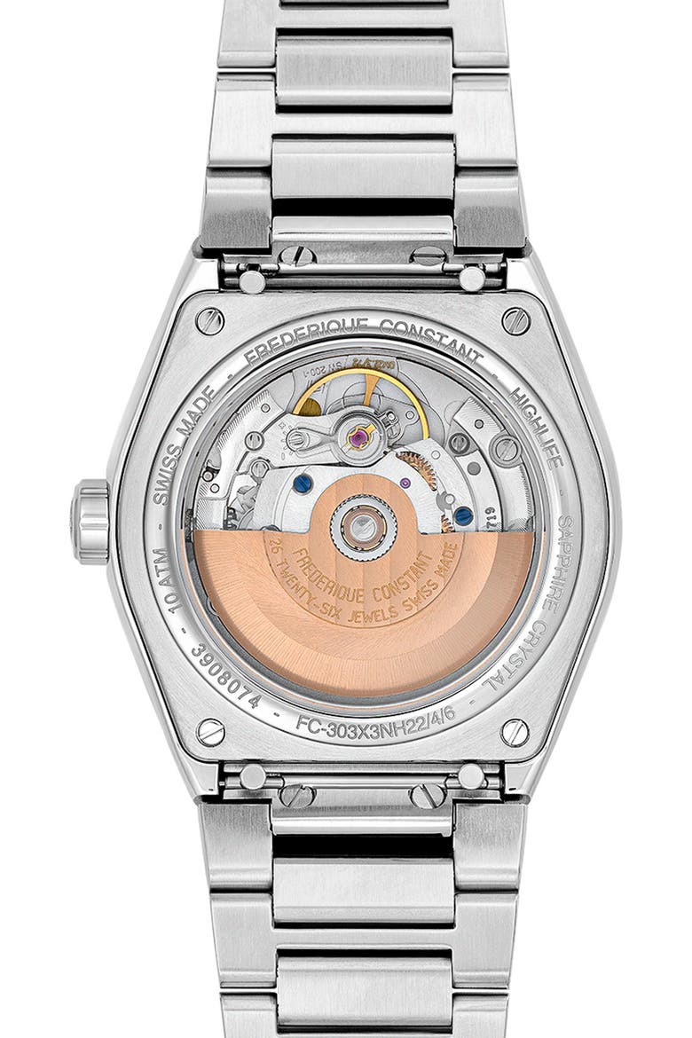 Highlife Automatic COSC Bracelet Watch, 39mm, Alternate, color, SILVER-TONE