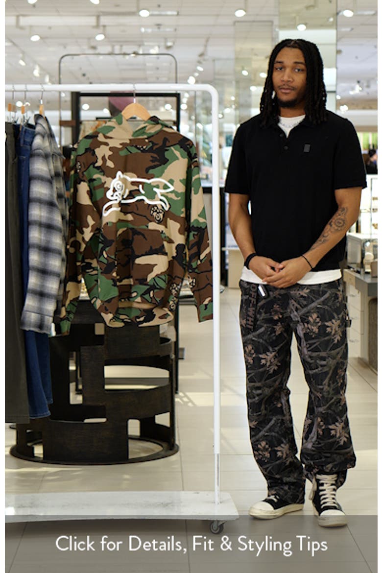 Caramel Cotton Camouflage Graphic Hoodie video