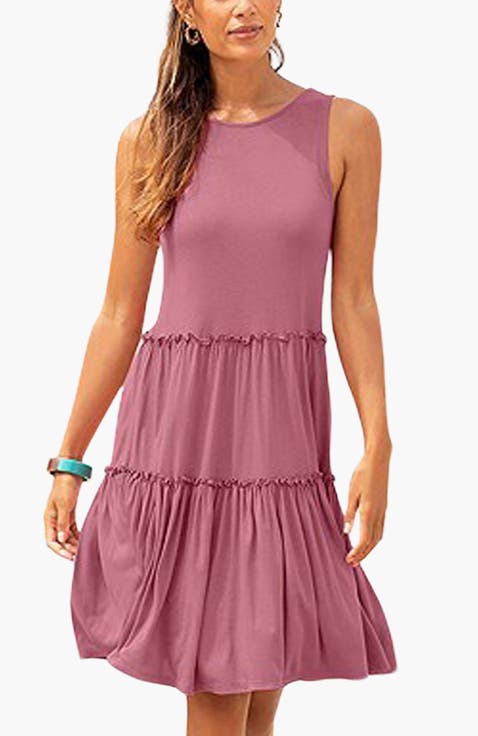 Women's Flowy Tiered Dress