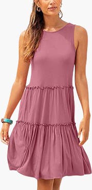 LASCANA Flowy Tiered Dress