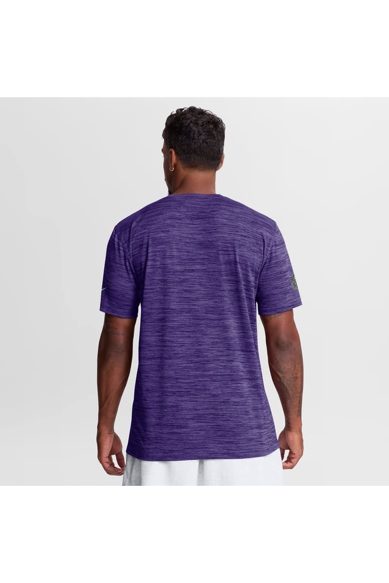 Men's Nike Purple Minnesota Vikings Sideline Double Covered Dri-FIT Velocity T-Shirt, Alternate, color, Purple