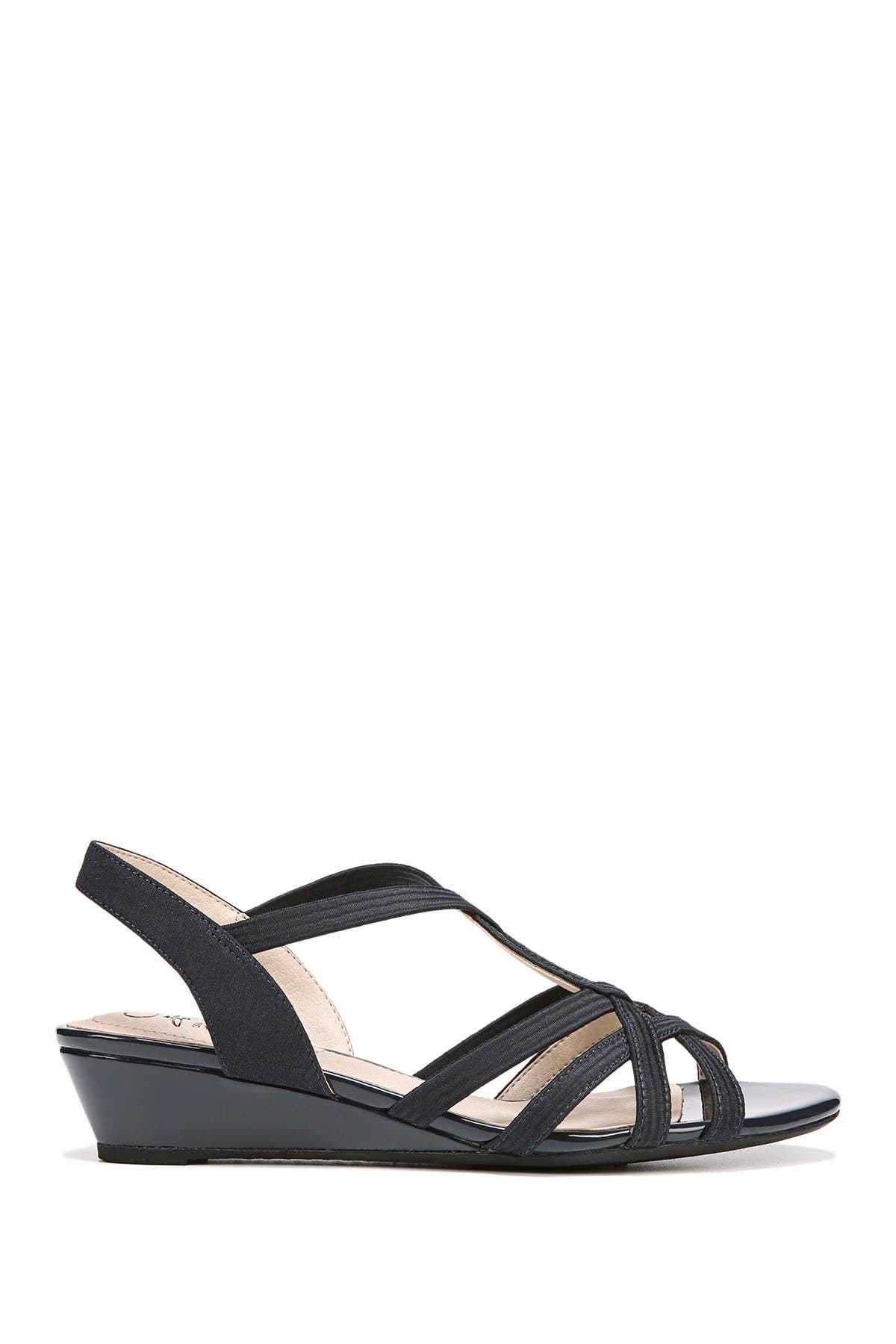 Yaya Strappy Slingback Sandal, Alternate, color, NAVY