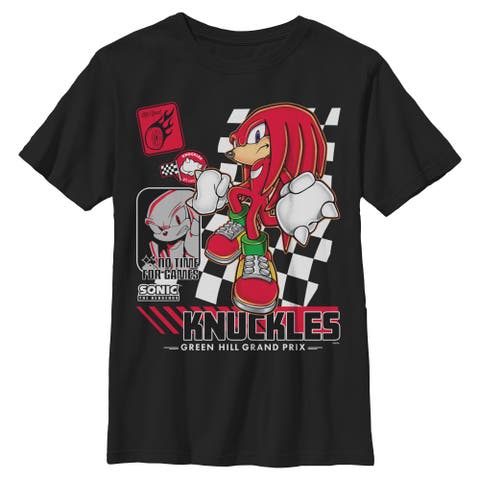 Boy's Sonic the Hedgehog Knuckles Raceway  Graphic T-Shirt