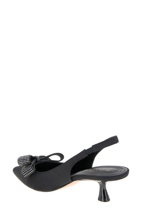 Bcbgeneration Kasti Slingback Pointed Toe Kitten Heel Pump In Black