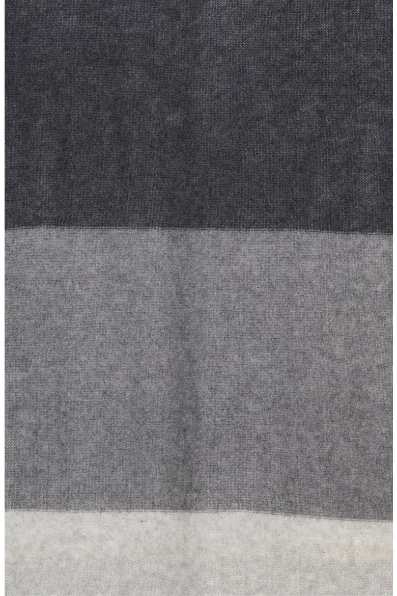 Stripe Cashmere Wrap, Alternate, color, CHARCOAL/ LIGHT GREY