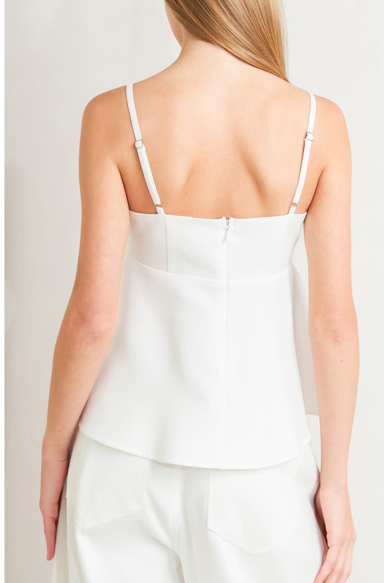 Flare Camisole, Alternate, color, WHITE