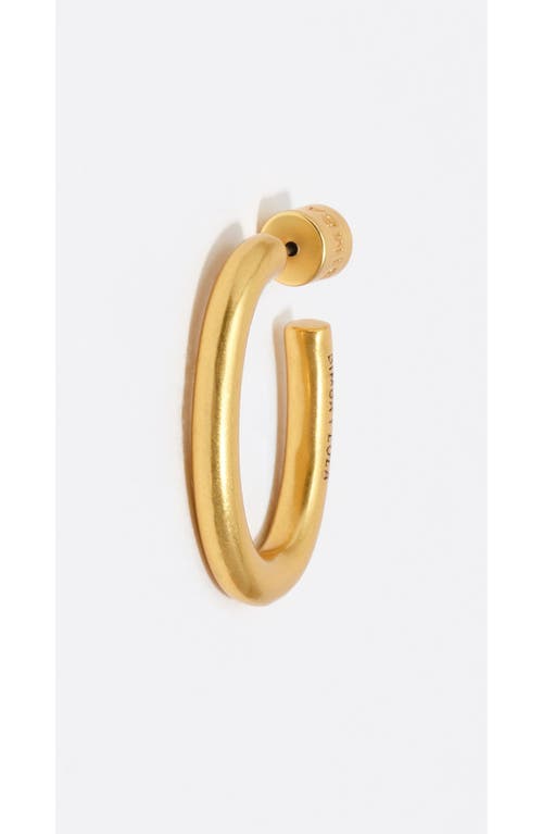 Bimba Y Lola Mattehoop Earrings In Gold