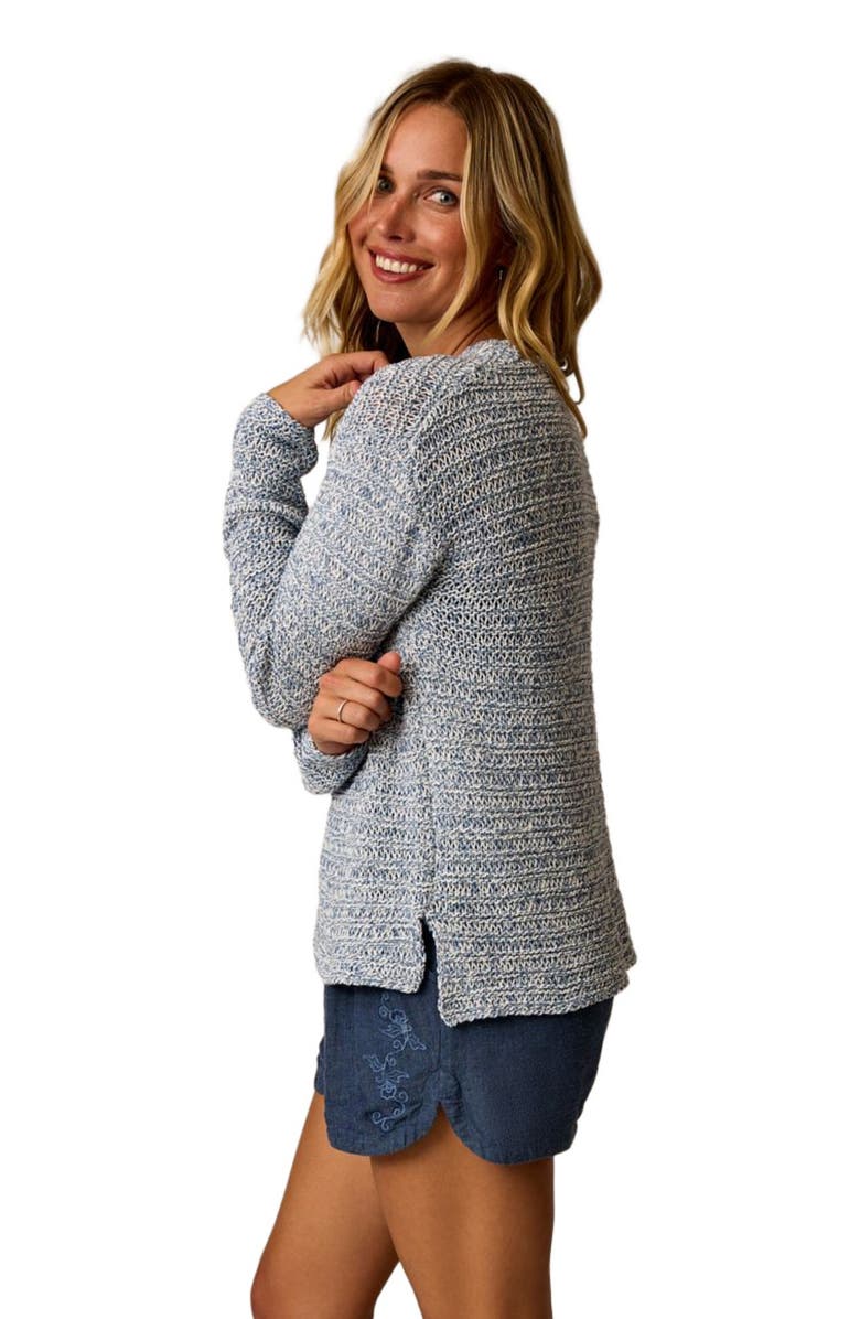 Carve Designs Clarissa Marled Sweater, Alternate, color, Captain