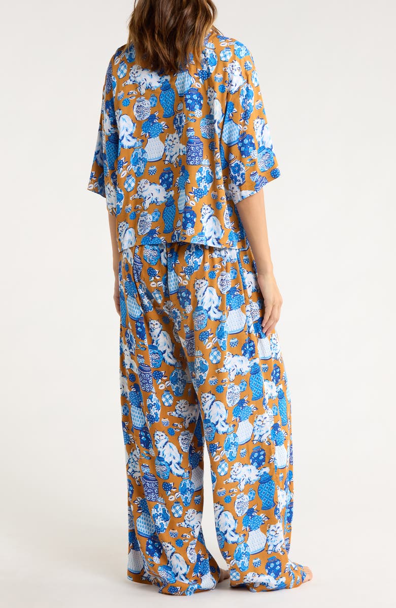 Printfresh Wildest Dreams Satin Pajamas, Alternate, color, 