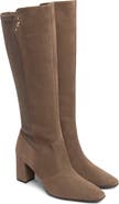 NeroGiardini Pointed Toe Stretch Knee High Boot