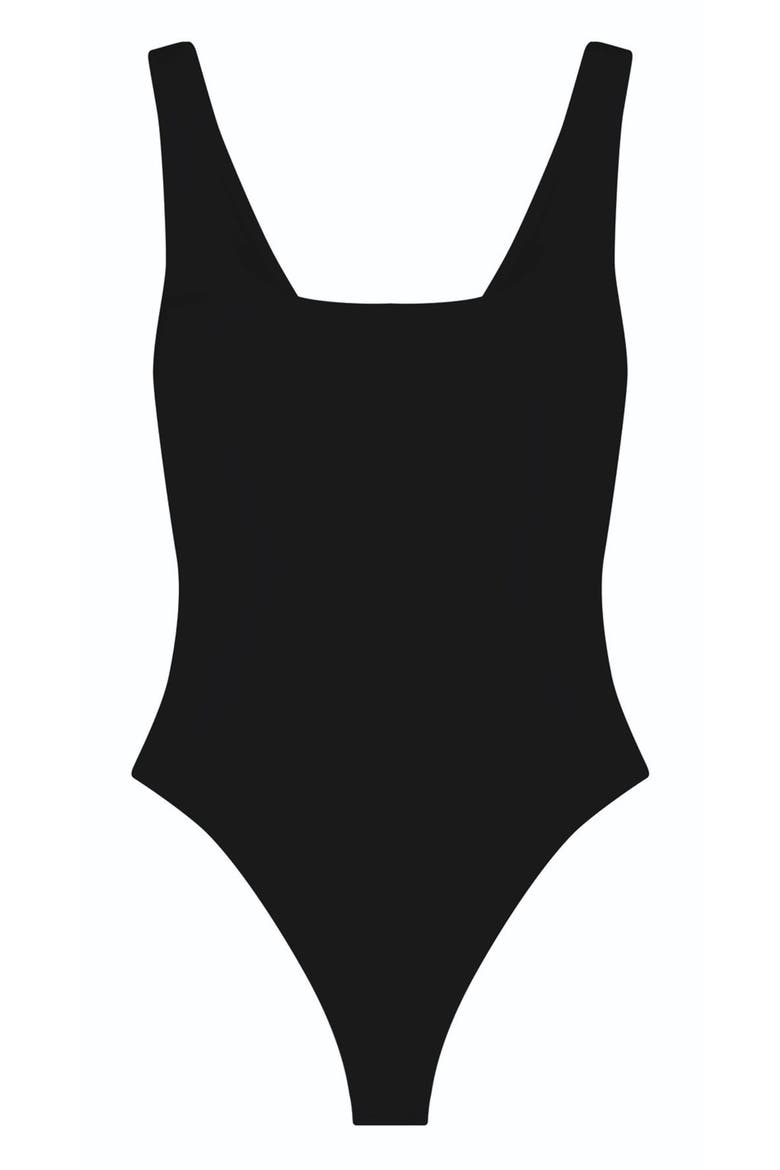 Loren Bodysuit, Alternate, color, Black