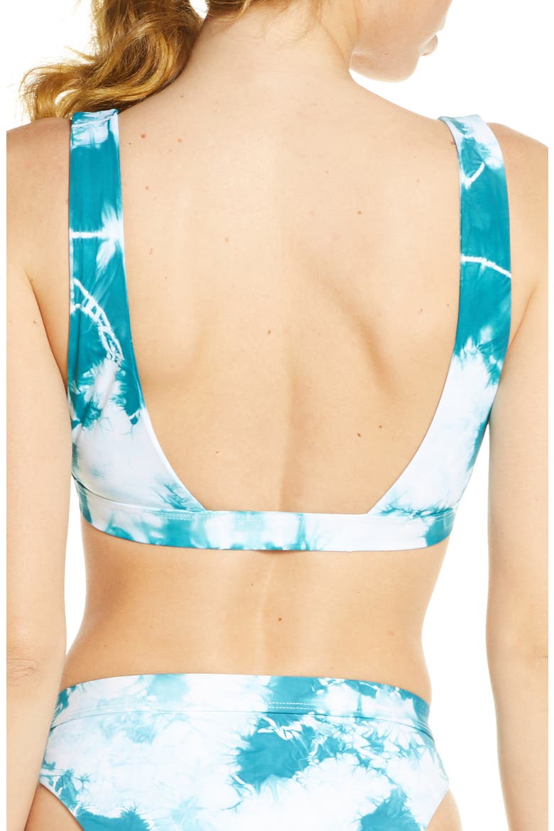 Dippin' Daisy's Festival Bikini Top, Alternate, color, AQUA TIE DYE