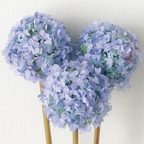 Sullivan's Allium Bunch, Blue Faux Floral Stem for Crafting, Weddings, Home and Holiday Decoration, 22 Inch