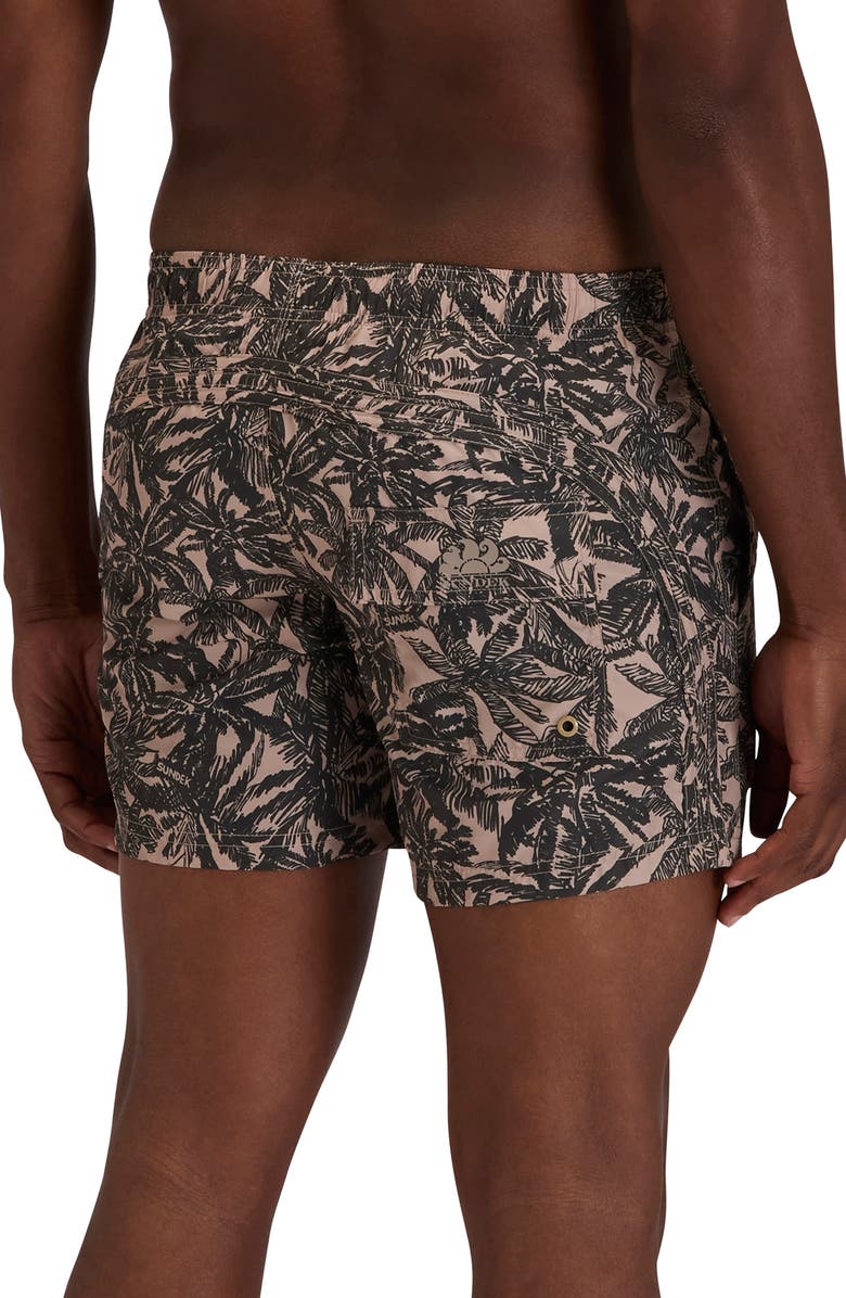 Sundek Print Swim Trunks, Alternate, color, Safari