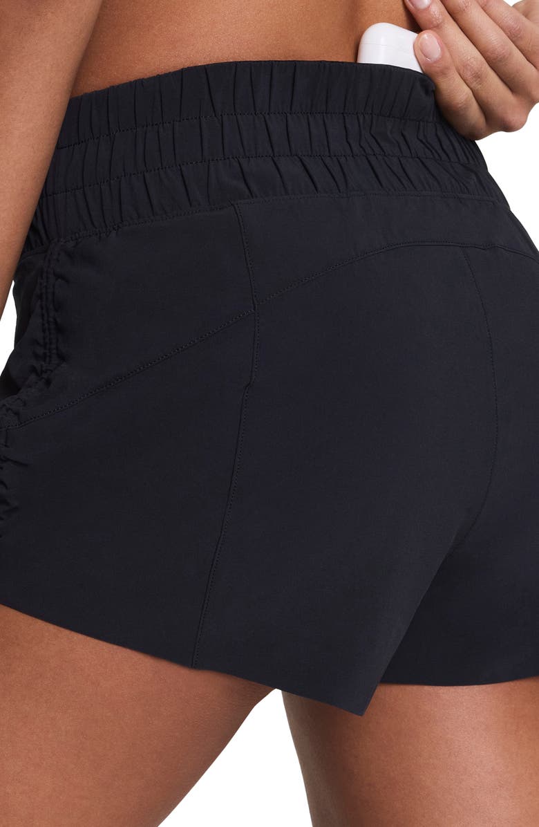 SPANX<sup>®</sup> Cinched Running Shorts, Alternate, color, Very Black