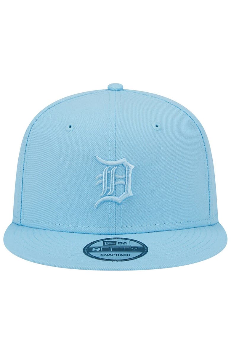 New Era Men's New Era Light Blue Detroit Tigers Spring Color Basic 9FIFTY Snapback Hat, Alternate, color,
