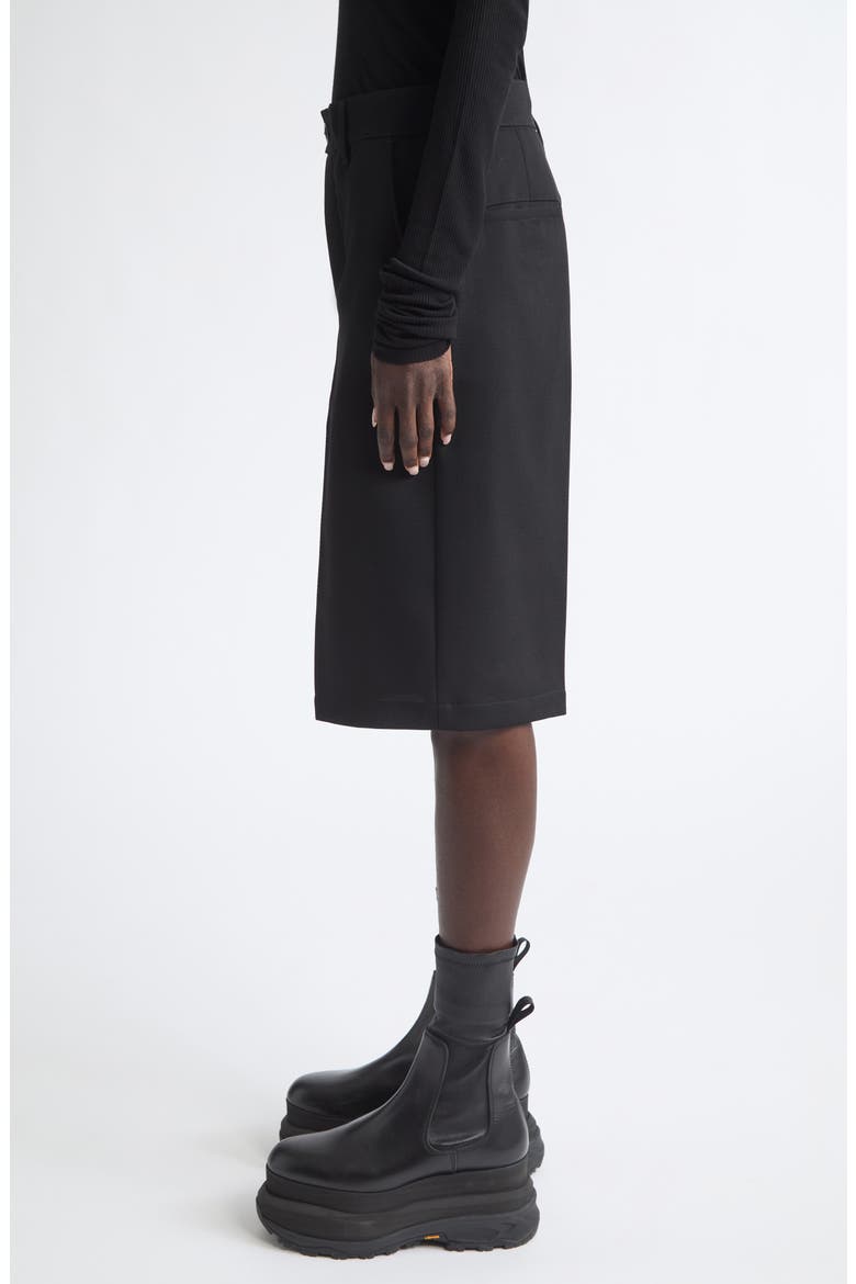 Wool Work Shorts, Alternate, color, BLACK