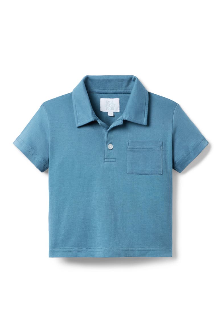 Archie Polo Shirt, Main, color, Lake Blue